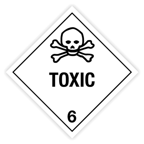 Toon details van 6.1 Giftige stoffen met tekst ("Toxic")