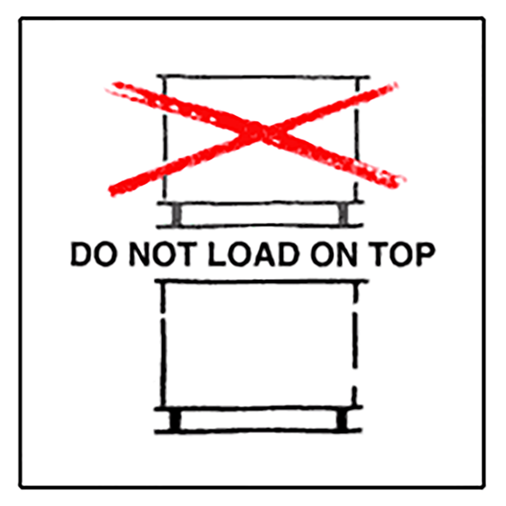 Afbeelding van Do Not Load On Top