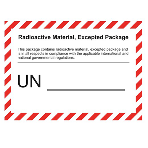 Afbeelding van Radioactive Packages met opdruk