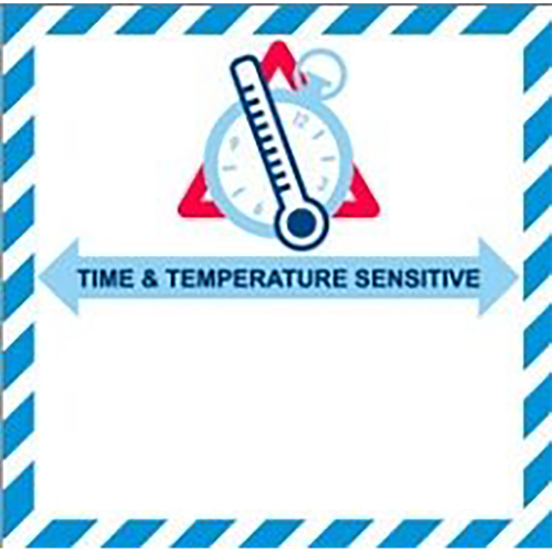 Afbeelding van Time temperature sensitive met opdruk